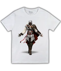 Прикольные футболки: Кредо вбивць на белой